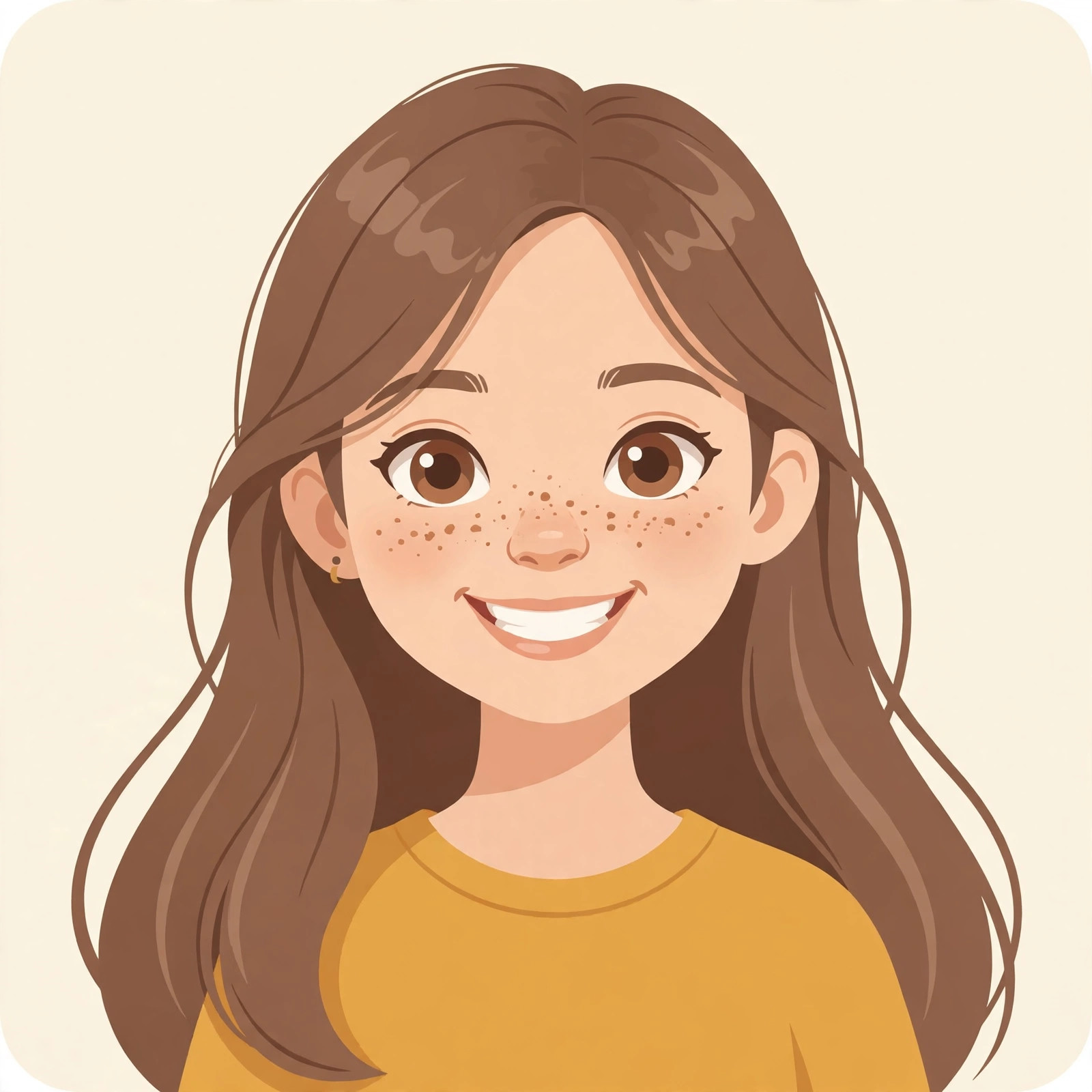 Cartoon portrait of Aliya